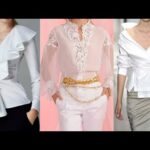 Blusa blanca con volantes: la tendencia más fresca y elegante
